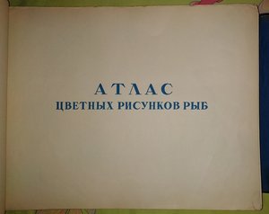 Атлас промысловые рыбы СССР