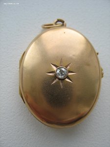 Женская подвеска+цепь.Золото 56