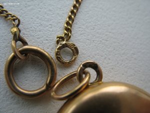 Женская подвеска+цепь.Золото 56