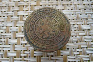 Город Гент центы франки