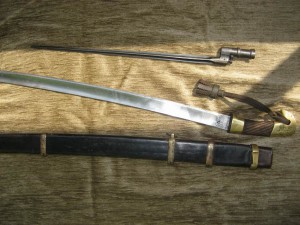 Шашка казацкая 1932г .С темляком и штыком