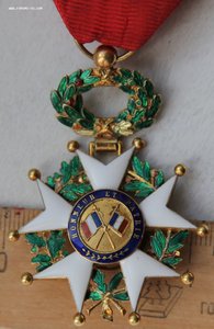 Почетный Легион офицер, 3 Республика, золото
