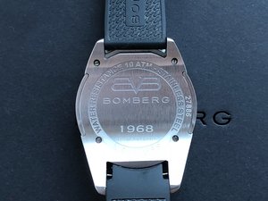 Bomberg 1968 Chronograph Black Dial Men's Watch