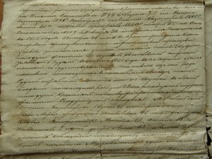 Родовое дело Окушков, Могилевская Губерния XIXв.