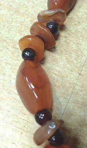 Бусы из Сердолика