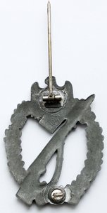 Пехотный штурмовой знак.Клеймо.