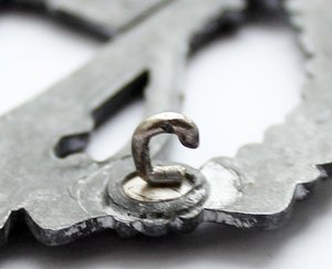 Пехотный штурмовой знак.Клеймо.