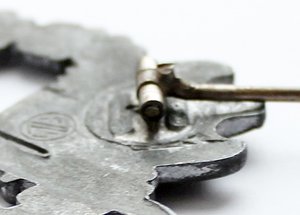 Пехотный штурмовой знак.Клеймо.