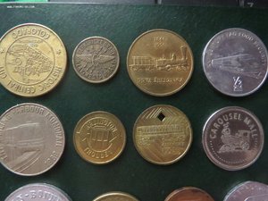 ЖД тема. Небольшое собрание жетонов.