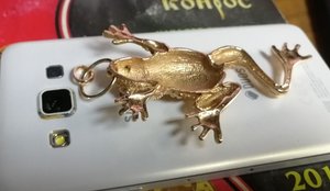 лягушка (жаба) золото 585 43,22г