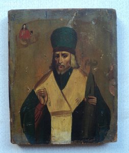 Святитель Иоасаф Белгородский. 17.6 х 21.9 см.