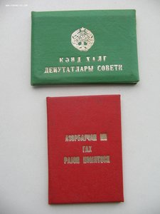 Комплект депутата: ДН, ОР, два ТКЗ, ТС 3ст., ММ 2ст.