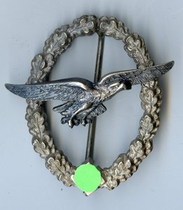 Знак ПЛАНЕРИСТА Люфтваффе. "C.E. Juncker".