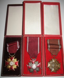 Крест Заслуг  ПНР, комплект, в коробках