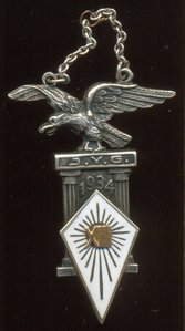 Знак об окончании прибалтийского учебного заведения, 1934г