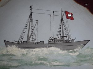 Редкий шелковый платок Кригсмарине 1941г