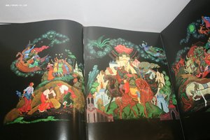 Книга альбом Гагарин художники Палеха 1981 г Молодая Гвардия