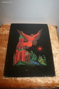 Книга альбом Гагарин художники Палеха 1981 г Молодая Гвардия