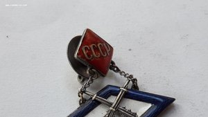 Знак Спорт СССР узловые соревнования 3е место (копия)