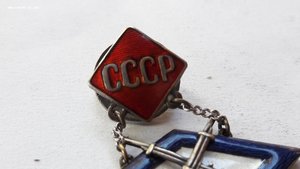 Знак Спорт СССР узловые соревнования 3е место (копия)