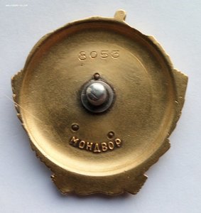 Орден Ленина № 8053  винтовой.