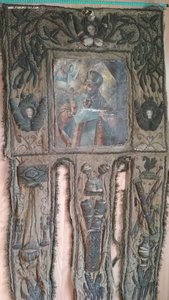 Хоругвь с изображением двух святых