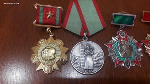 Грудь Афганца пограничника