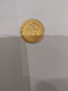 5$ США 1899г.