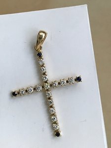 Другой новый не ношенный женский крестик с бриллиантами