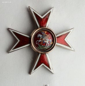 Знак Чугуевское воен-е училище,сер.золото, "Э.Кортманъ"