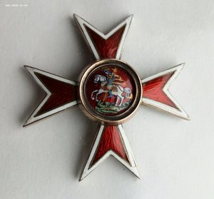 Знак Чугуевское воен-е училище,сер.золото, "Э.Кортманъ"