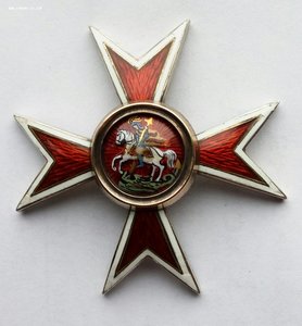 Знак Чугуевское воен-е училище,сер.золото, "Э.Кортманъ"