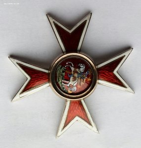 Знак Чугуевское воен-е училище,сер.золото, "Э.Кортманъ"