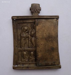 Складень Деисус, избранные святые. без одной створки.