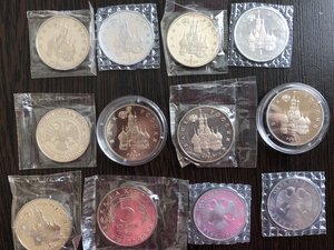 Комплект монет 1,3,5 Рублей 1992-1995. ( Полный-36 штук )