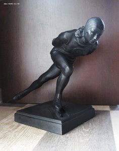 Конькобежка, Янсон-Манизер, 1956, чугун.