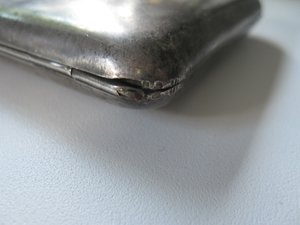 Портсигар довоенный агитация