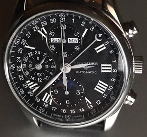 LONGINES Master Black Dial Chronograph