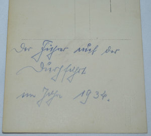 Почтовая карточка 1934 г. Адольф Гитлер.
