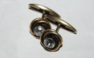 запонки-серебро