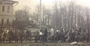 Фото-панорама Первомайский выезд Артели 1931 г.Тейково