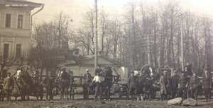 Фото-панорама Первомайский выезд Артели 1931 г.Тейково