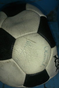 Футбольный мяч СССР подписной: Яшин, Лобановский ...