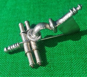 Фибула 2-4 внэ , серебро