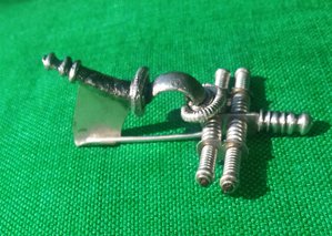 Фибула 2-4 внэ , серебро