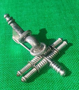 Фибула 2-4 внэ , серебро