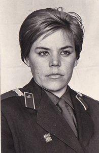 Мастер парашютного спорта Мария Трубочкина. ВДВ. 1965 г.