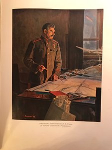Сталин-юбилейное издание к 70-летию вождя, 1949г-редкая книг