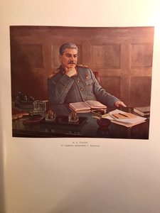 Сталин-юбилейное издание к 70-летию вождя, 1949г-редкая книг