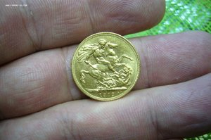 Золото - песеты франки